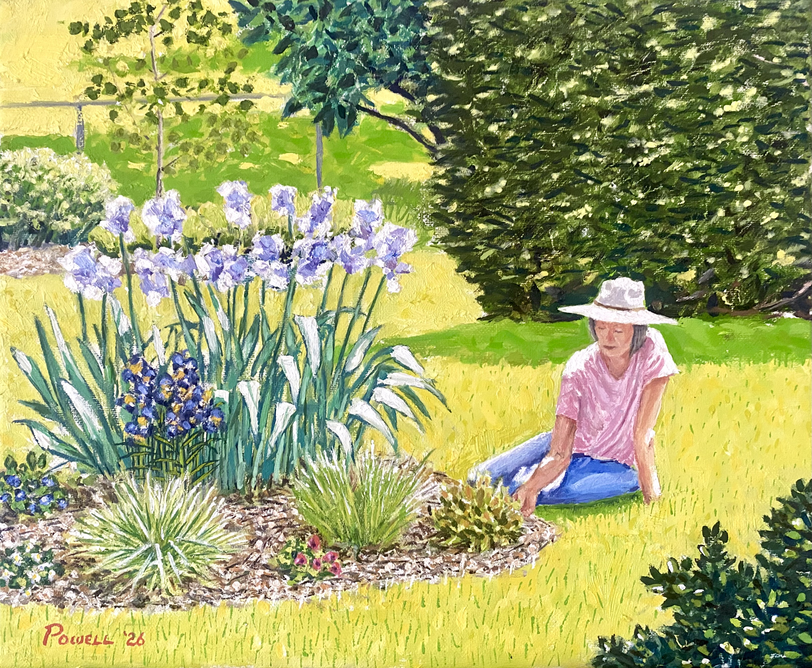 Deb in her Garden